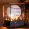 Acrylic Baseball Display Case with LED Light, UV Protected, 1 Pc